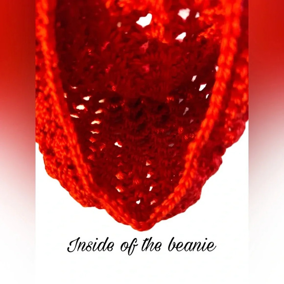 New Women’s “Neurotic Obsession” Handmade Crochet Beanie - Picture 6 of 9